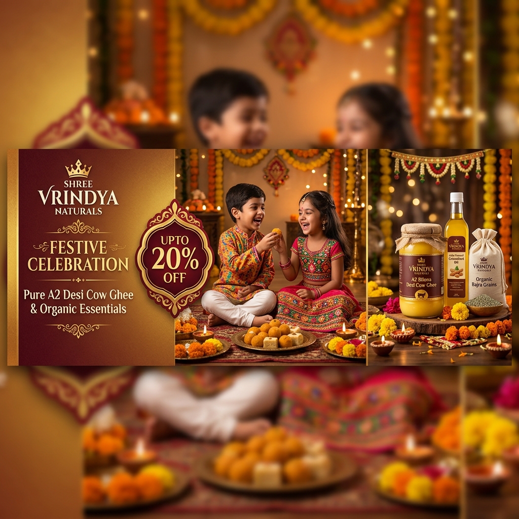 Shree Vrindya Naturals Festive Sale - Pure A2 Ghee UPTO 20% OFF